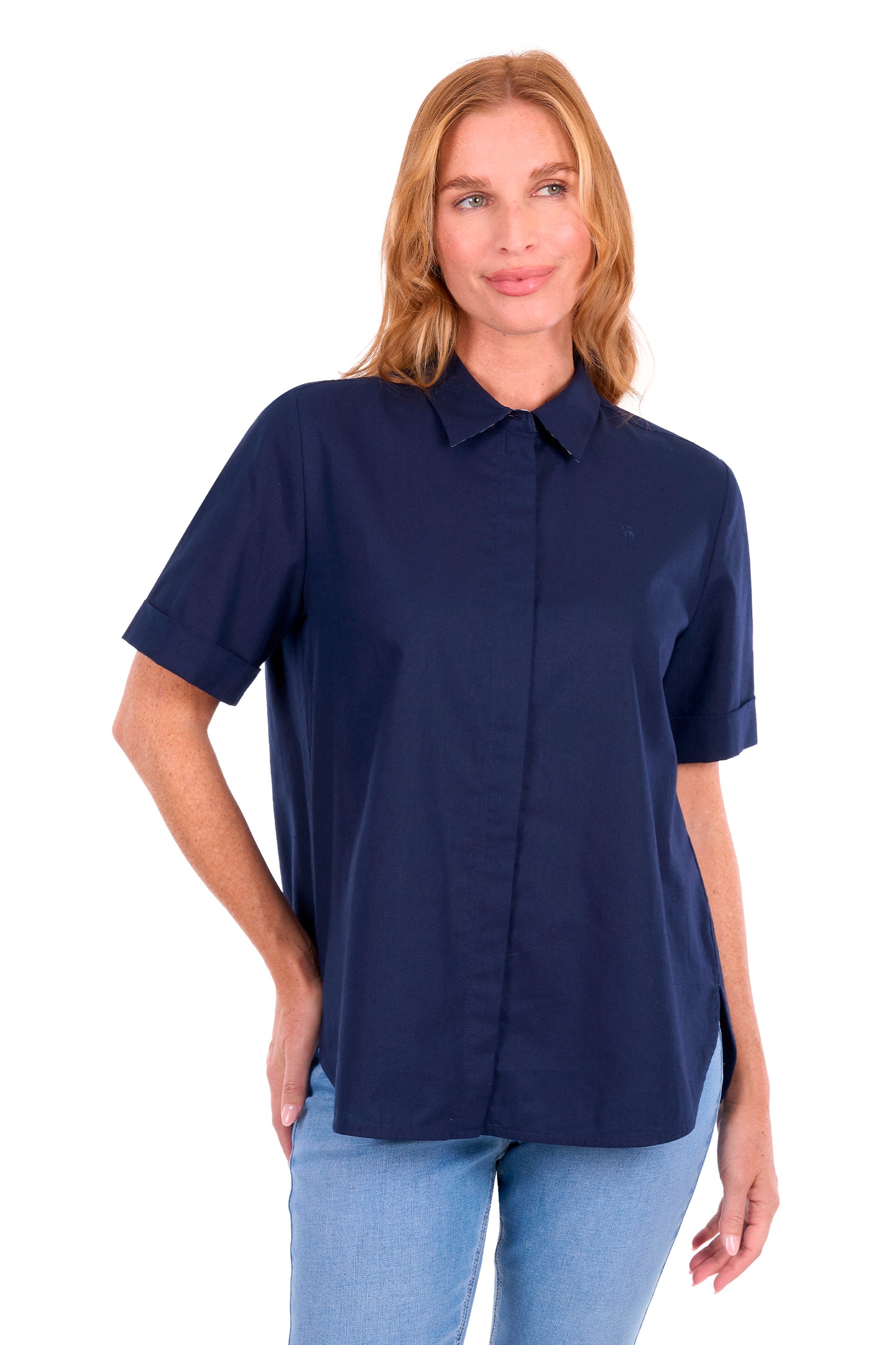 T6S2124088 Thomas Cook Women's Elvie SS Shirt Navy