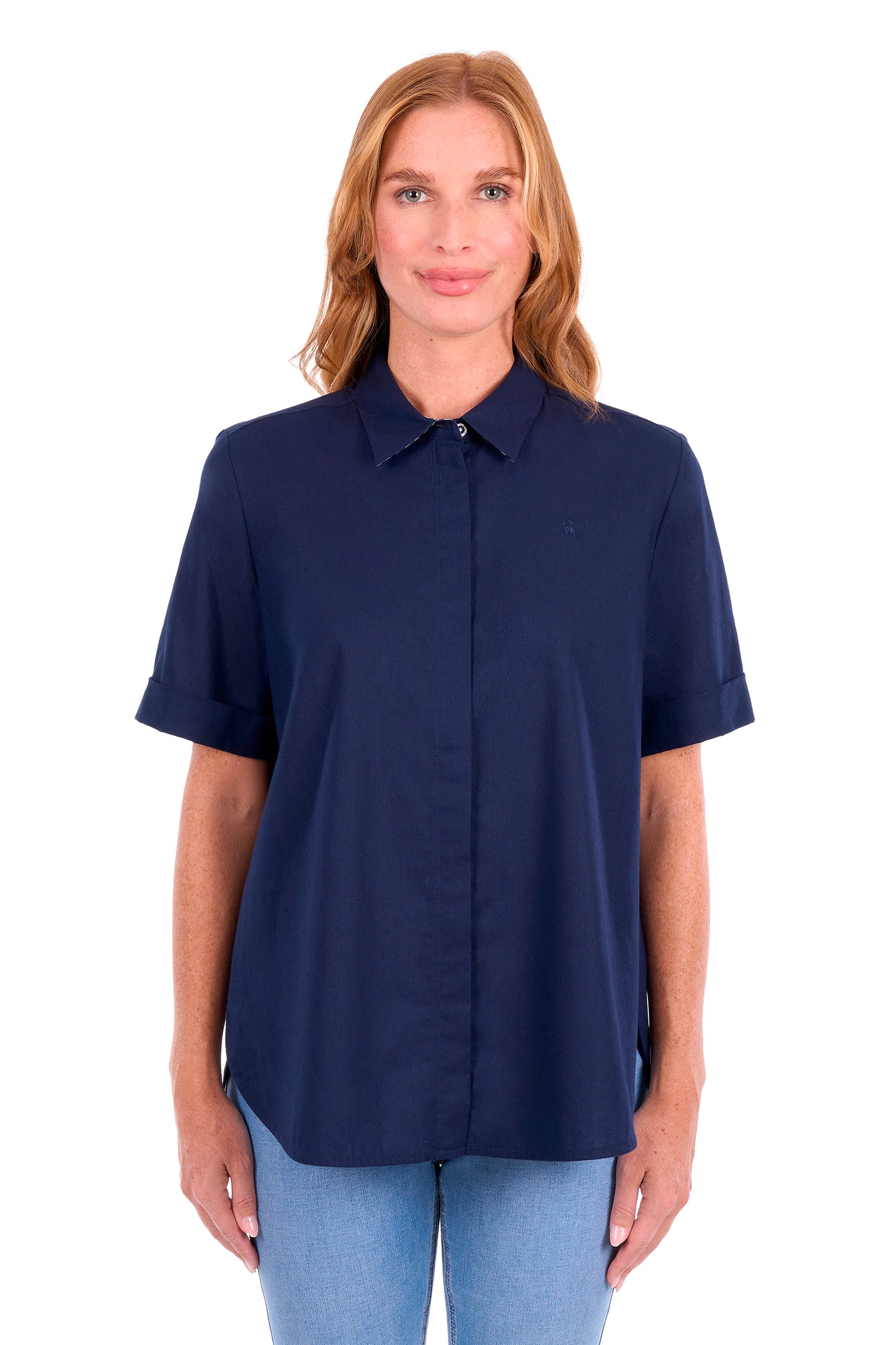 T6S2124088 Thomas Cook Women's Elvie SS Shirt Navy