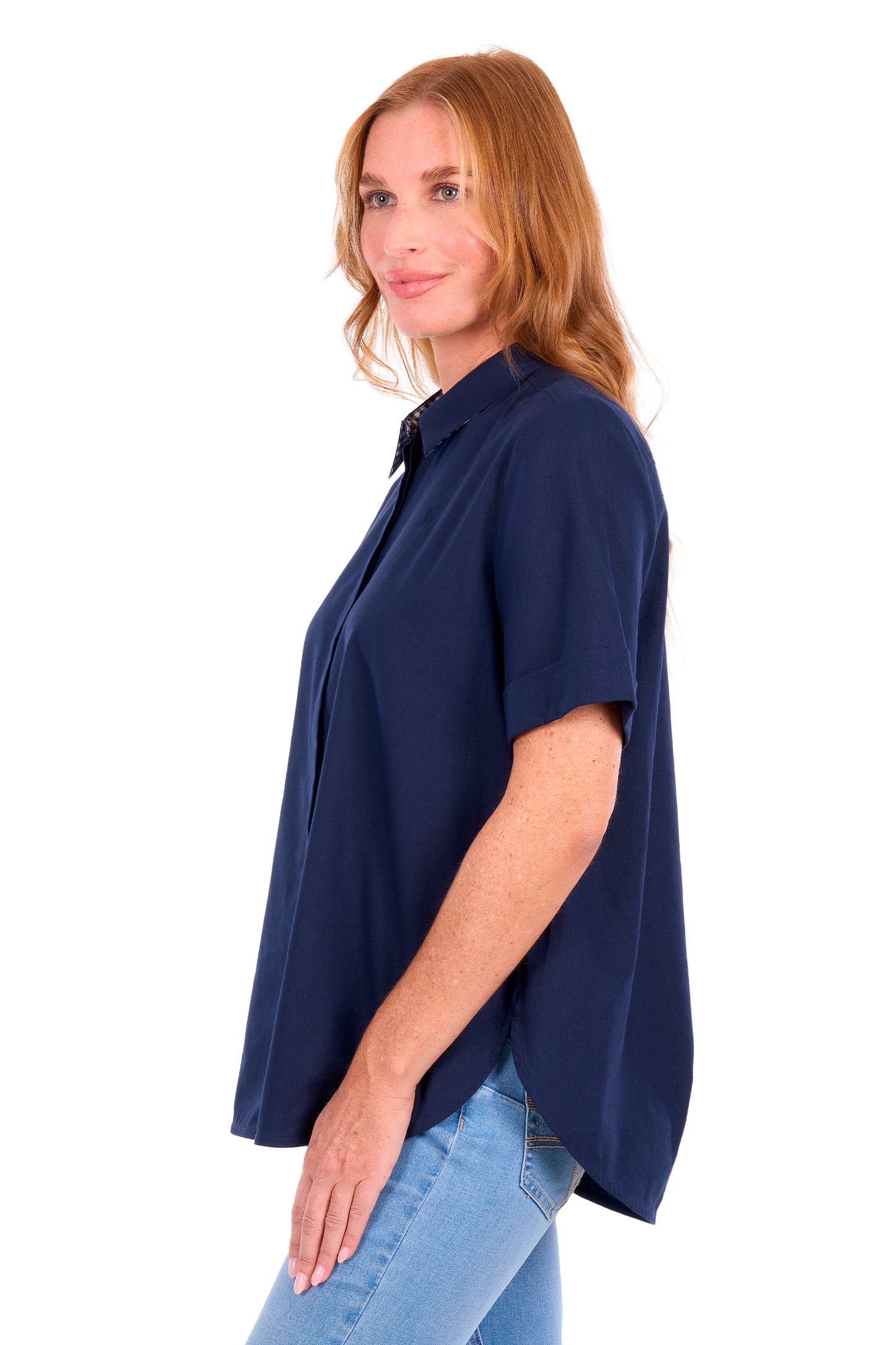 T6S2124088 Thomas Cook Women's Elvie SS Shirt Navy