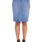 T6S2410064 Thomas Cook Women's Ebony Skirt Light Wash