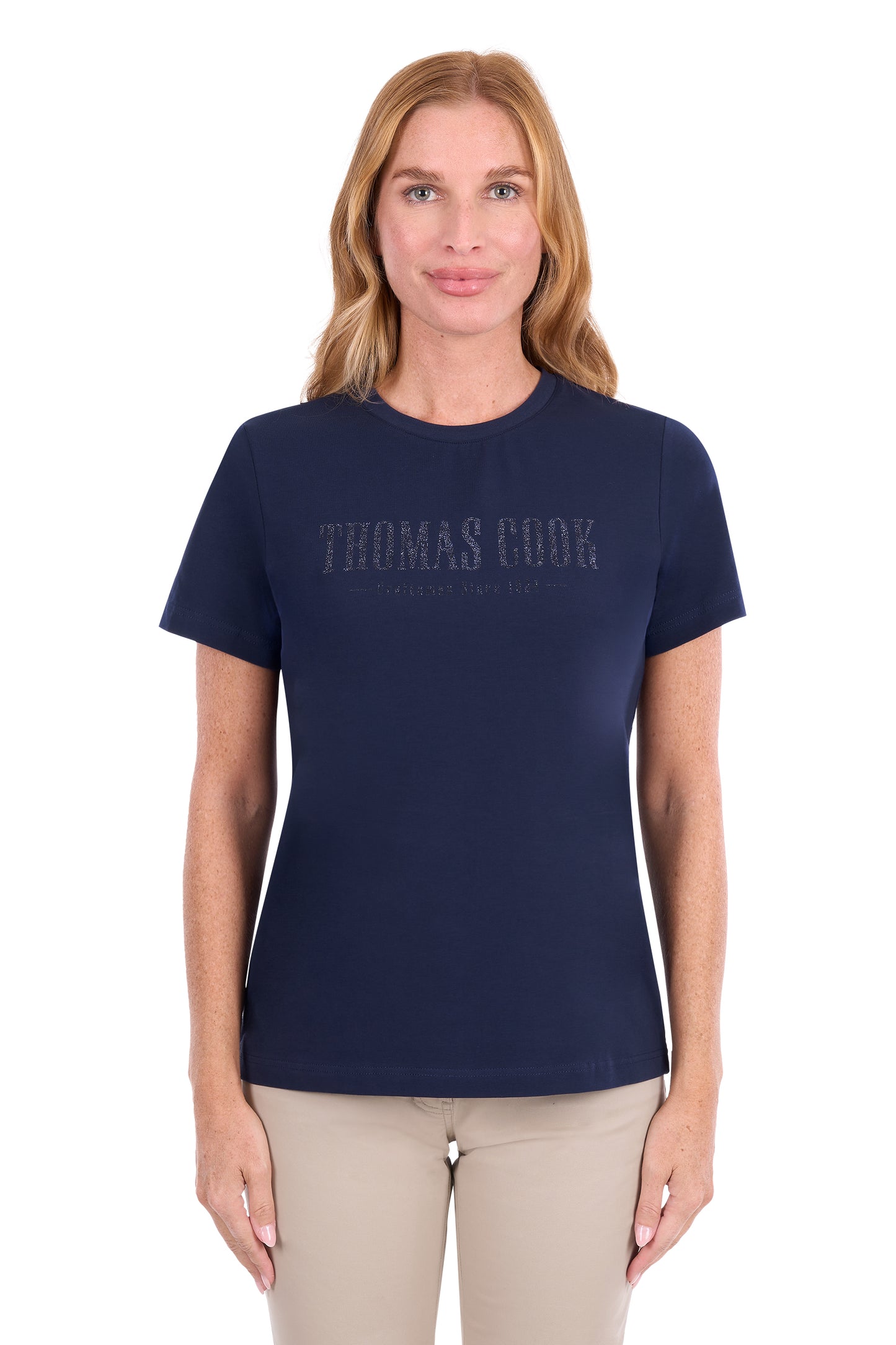 T6S2515105 Thomas Cook Women's Jo SS Tee Navy