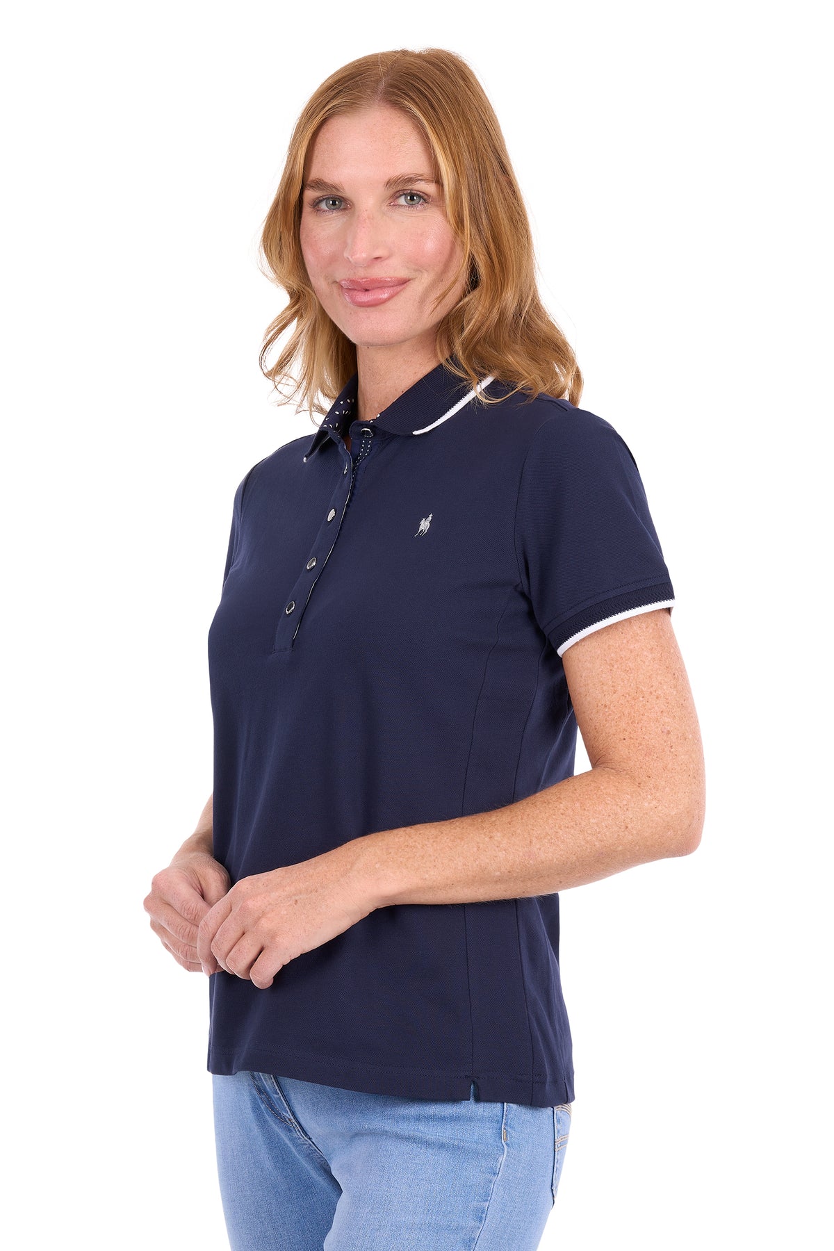 T6S2523051 Thomas Cook Women's Michelle Polo Navy