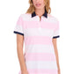 T6S2523054 Thomas Cook Women's Tessa Polo Pale Pink/White