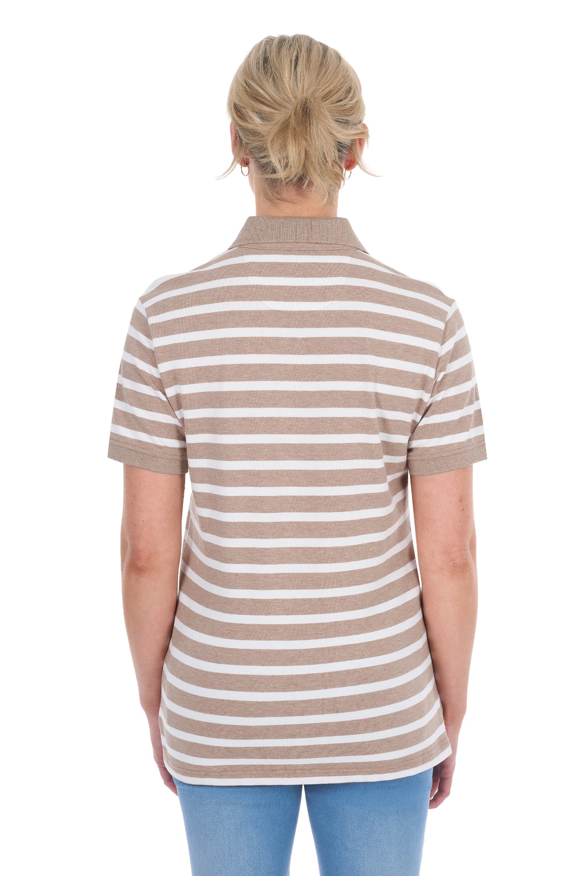 T6S2523061 Thomas Cook Women's Amber Polo Tan Marle/White