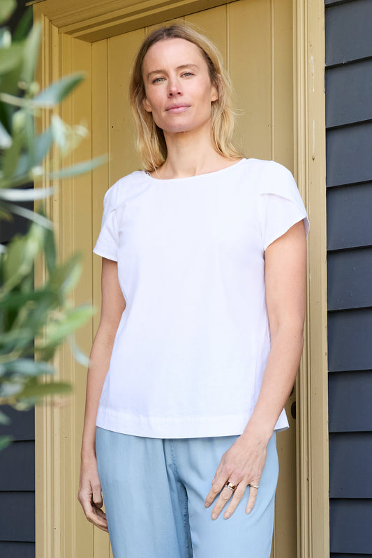T6S2570089 Thomas Cook Women's Sadie Top White