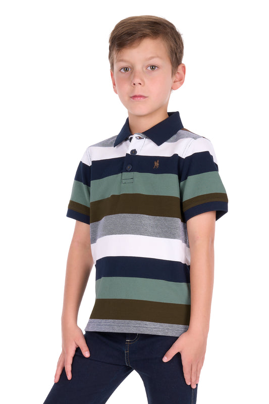 T6S3500020 Thomas Cook Boy's Wayne Polo Tan/Sage