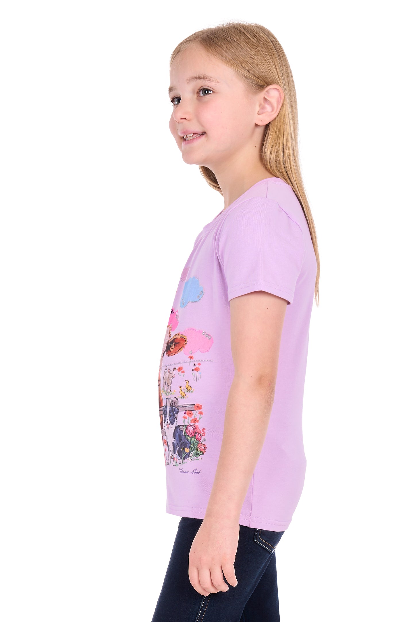 T6S5516117 Thomas Cook Girl's Selina SS Tee Lilac