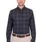 T6W1115034 Thomas Cook Men's Adam 2PKT LS Shirt Navy/Tan