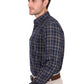 T6W1115034 Thomas Cook Men's Adam 2PKT LS Shirt Navy/Tan