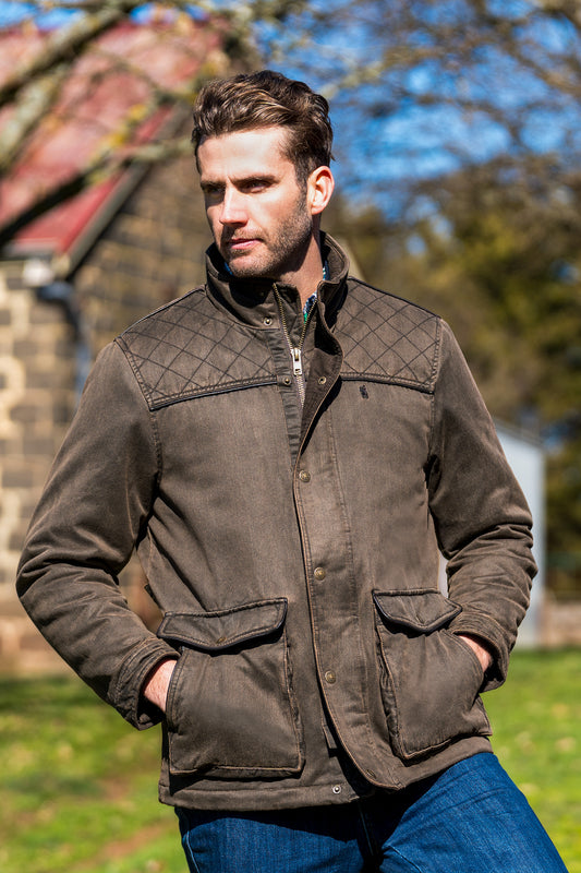 T6W1707173 Thomas Cook Men's Marcus Jacket Rustic Mulch