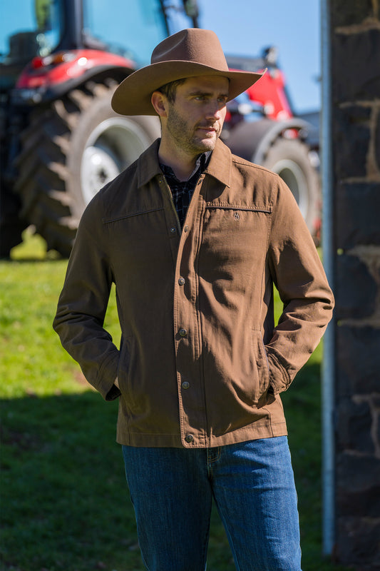 T6W1717175 Thomas Cook Men's Lucas Jacket Tobacco