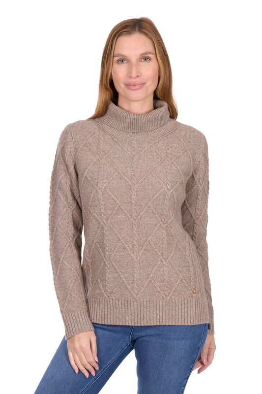 T6W2502097 Thomas Cook Women's Layla Jumper Taupe
