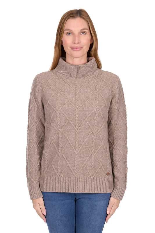 T6W2502097 Thomas Cook Women's Layla Jumper Taupe