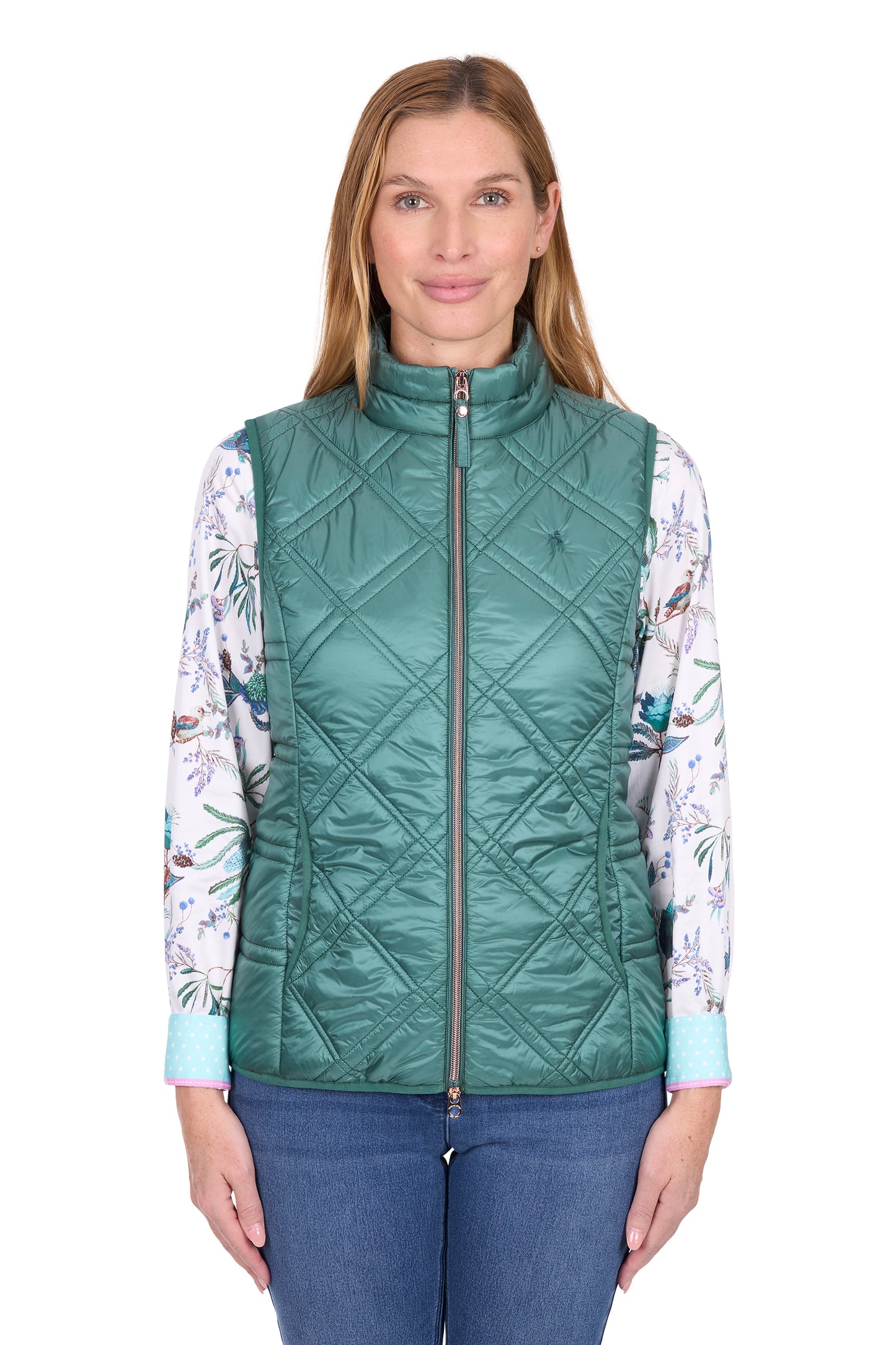 T6W2620057 Thomas Cook Women's Kerry Vest Sage
