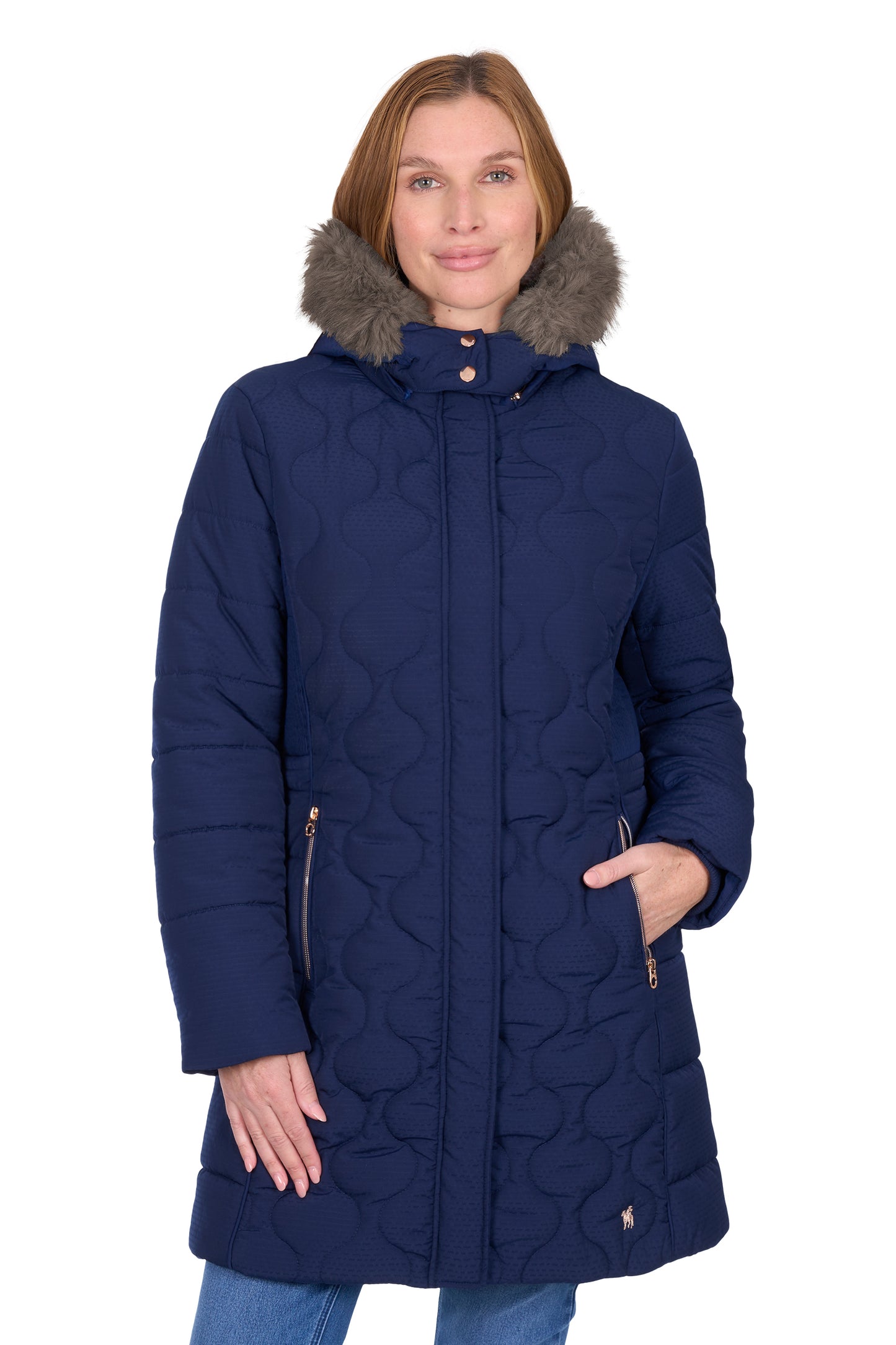 T6W2724052 Thomas Cook Women's Oliva Jacket Navy