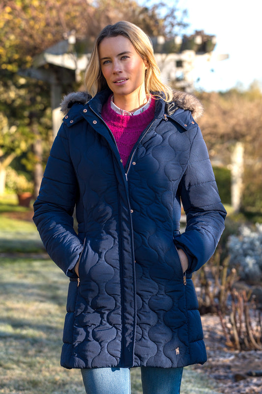 T6W2724052 Thomas Cook Women's Oliva Jacket Navy