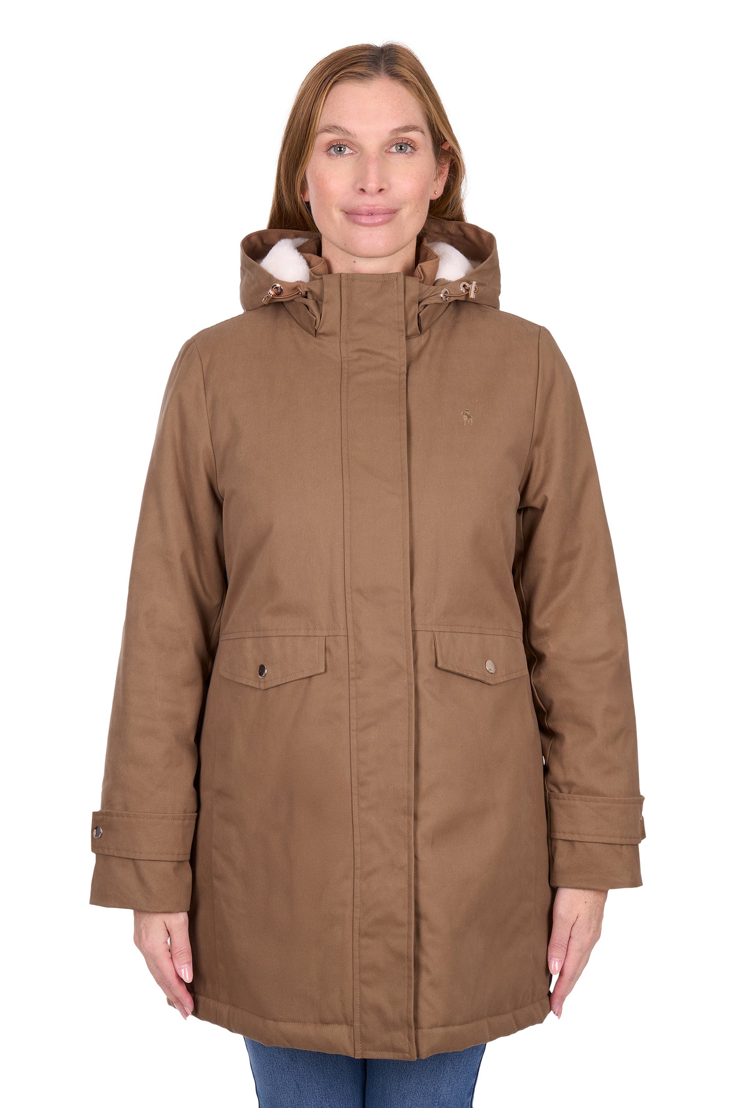T6W2725055 Thomas Cook Women's Madison Parka Dark Tan