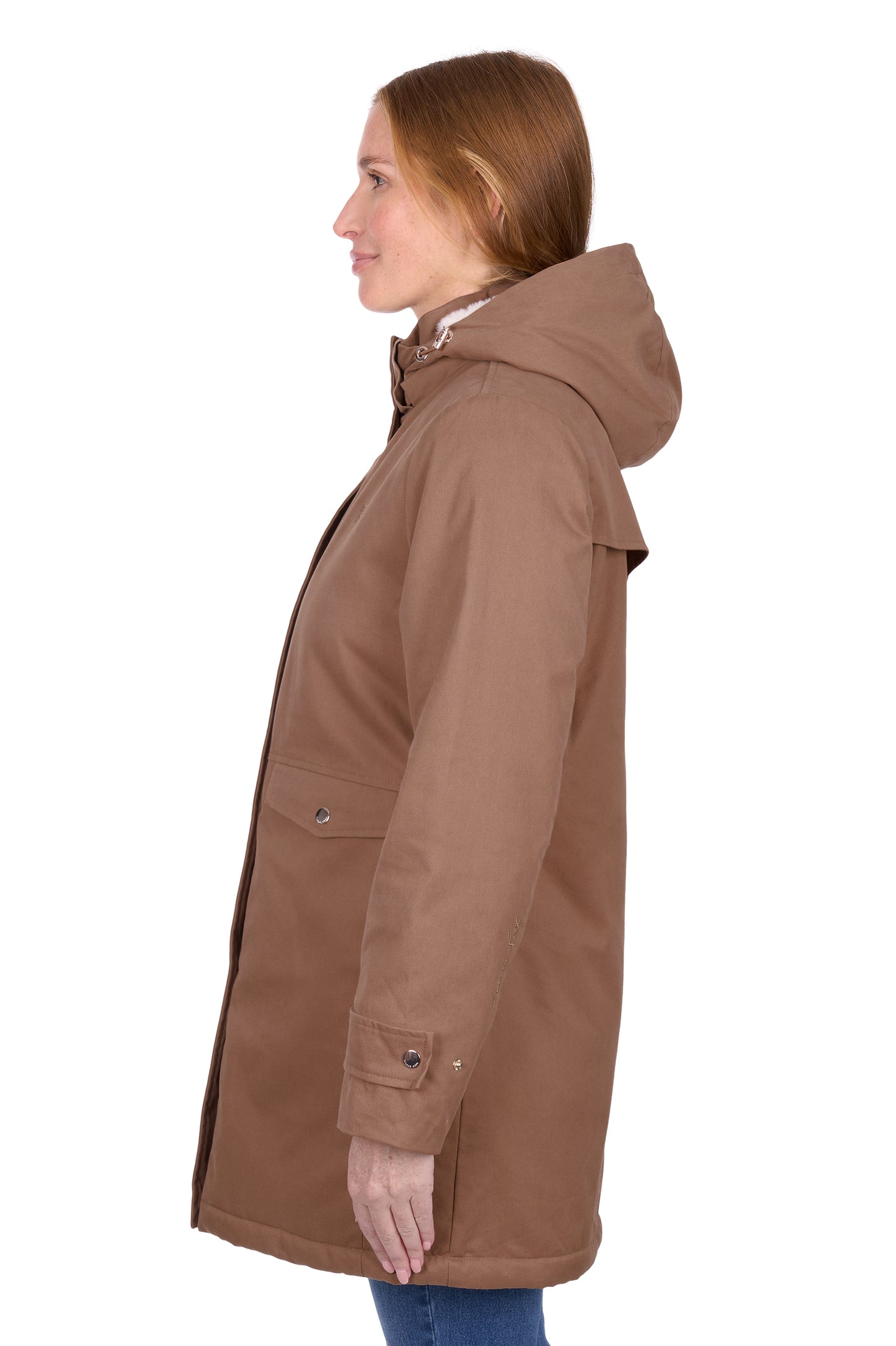 T6W2725055 Thomas Cook Women's Madison Parka Dark Tan