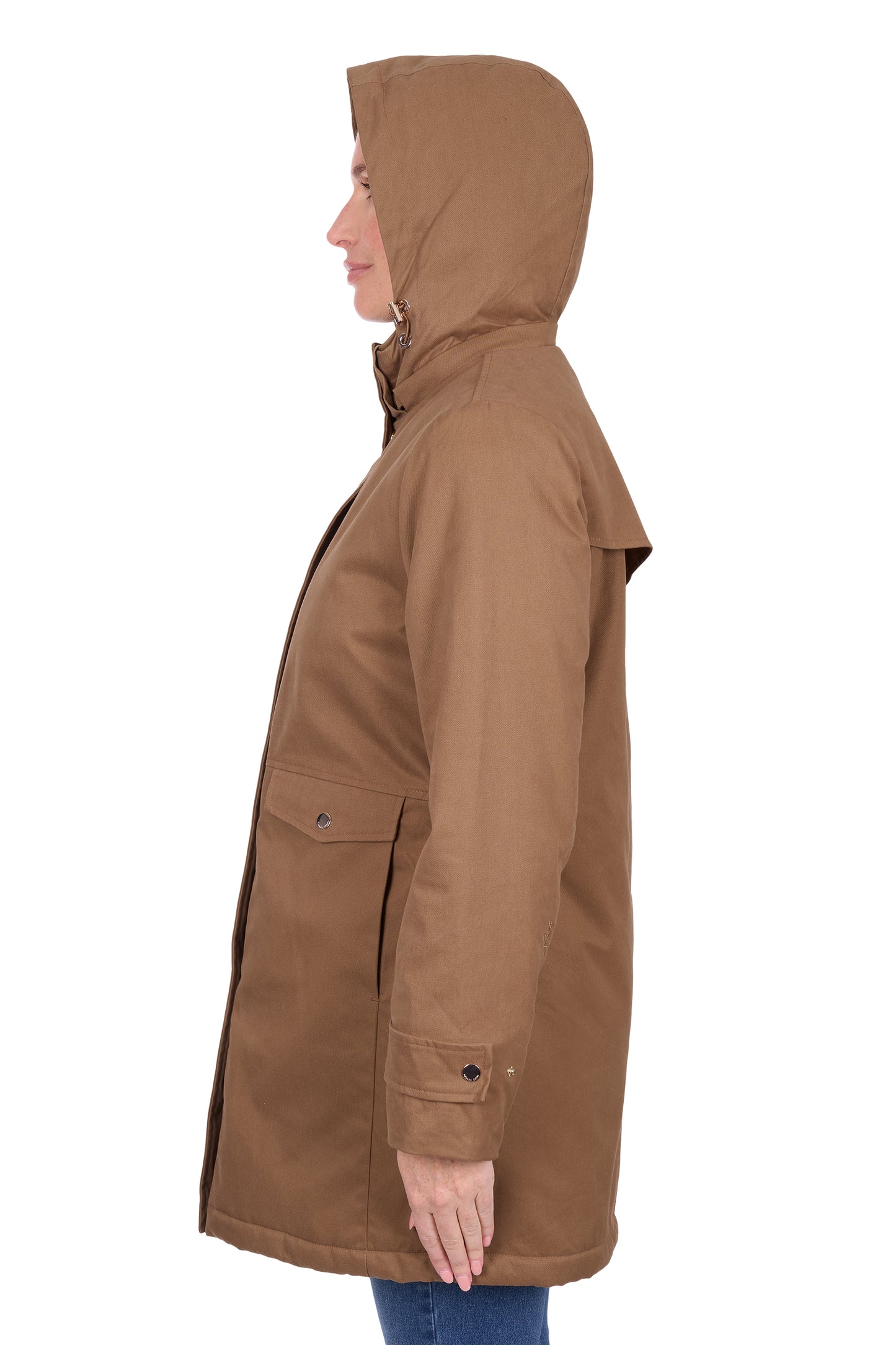 T6W2725055 Thomas Cook Women's Madison Parka Dark Tan