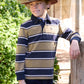 T6W3503022 Thomas Cook Boy's Jose Rugby Navy/Tan