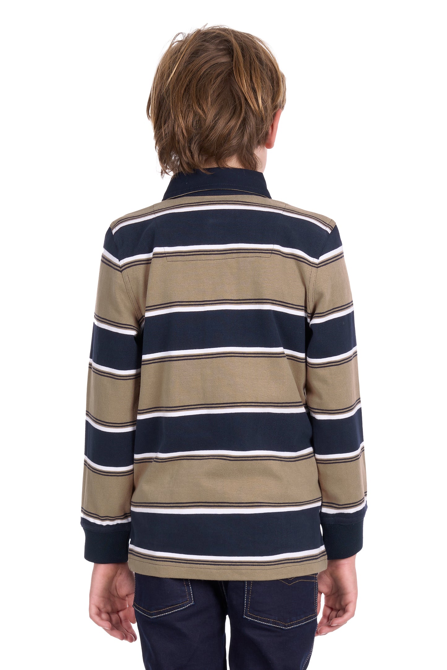 T6W3503022 Thomas Cook Boy's Jose Rugby Navy/Tan