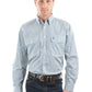 TCP1115158 Thomas Cook Men's Wentworth LS Shirt Royal Blue & Green