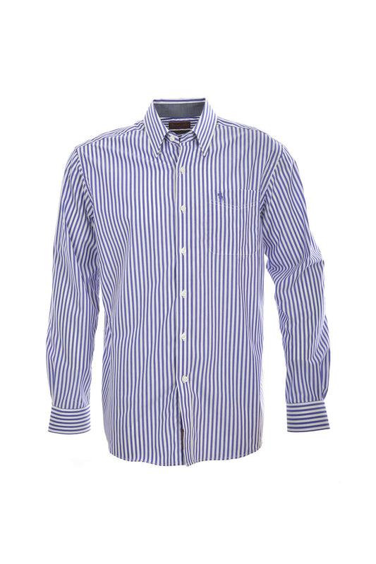 TCP1118178 Thomas Cook Men's Lawson LS Shirt Blue/White