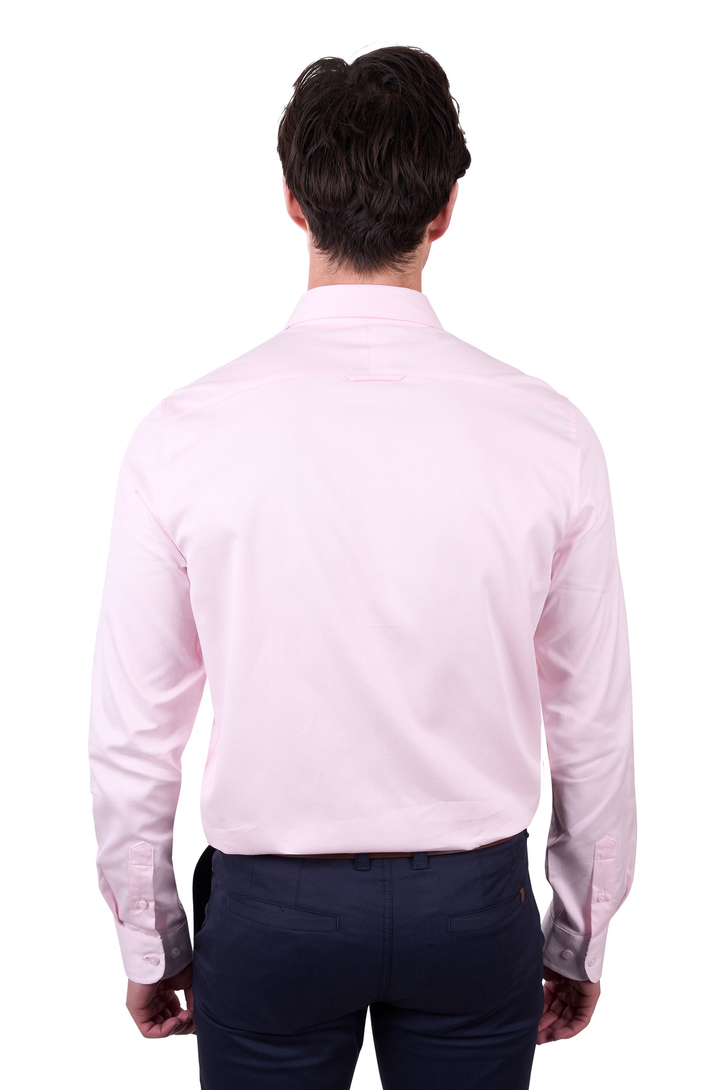 TCP1121046 Thomas Cook Men's Callum Tailored LS Shirt Pink