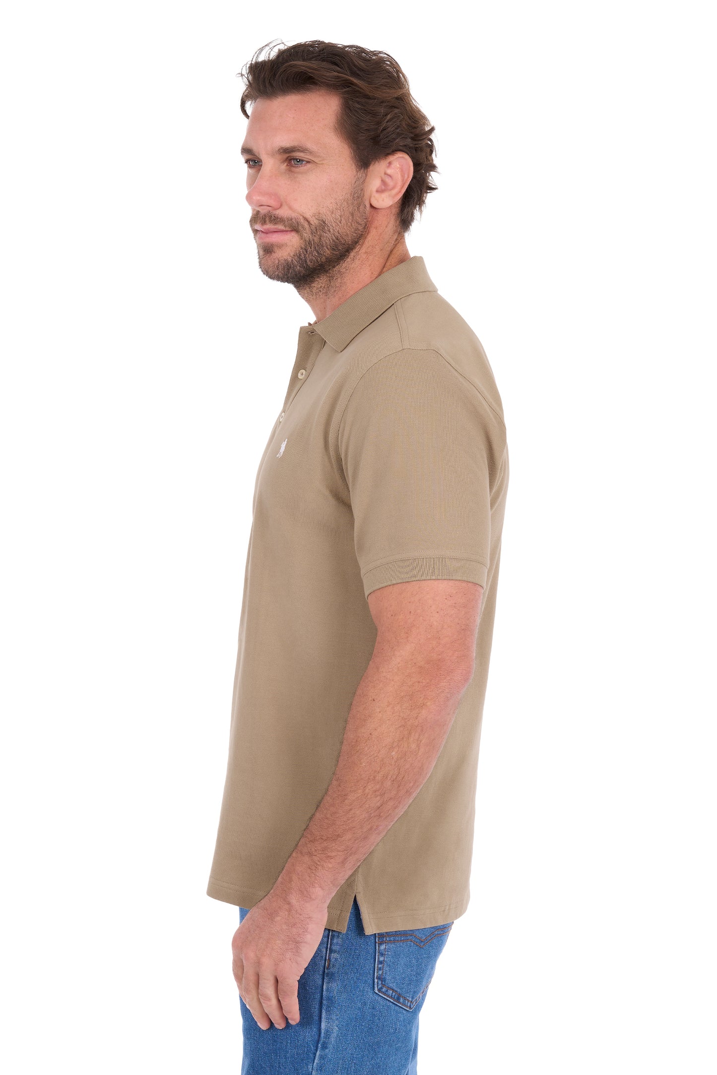 TCP1506009 Thomas Cook Men's Tailored Short Sleeve Polo Sand