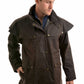 TCP1731408 Thomas Cook Men's HI Country Oilskin Short Coat Rustic Mulch