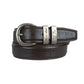 T6W1963BEL Thomas Cook Croc Twin Keeper Belt Chocolate