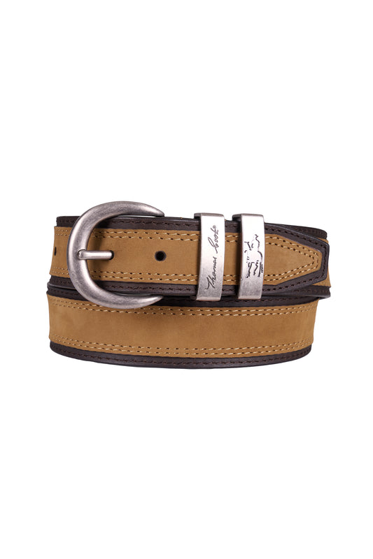 TCP1977BEL Thomas Cook Stanley Belt Camel/Chocolate