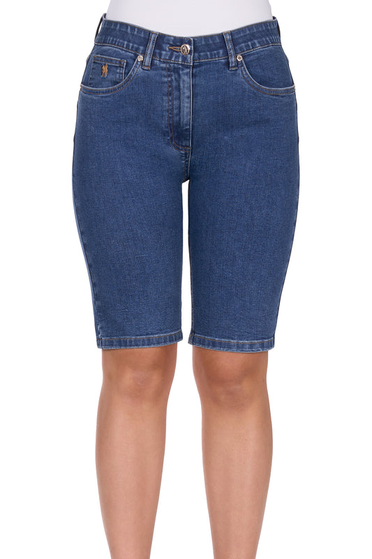 TCP2302064 Thomas Cook Women's Lucy Denim Short Mid Wash