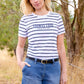 TCP2515106 Thomas Cook Women's Wilma SS Tee Navy/White