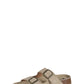 T6S28529 Thomas Cook Women's Trinity Sued Buckle Sandal Taupe