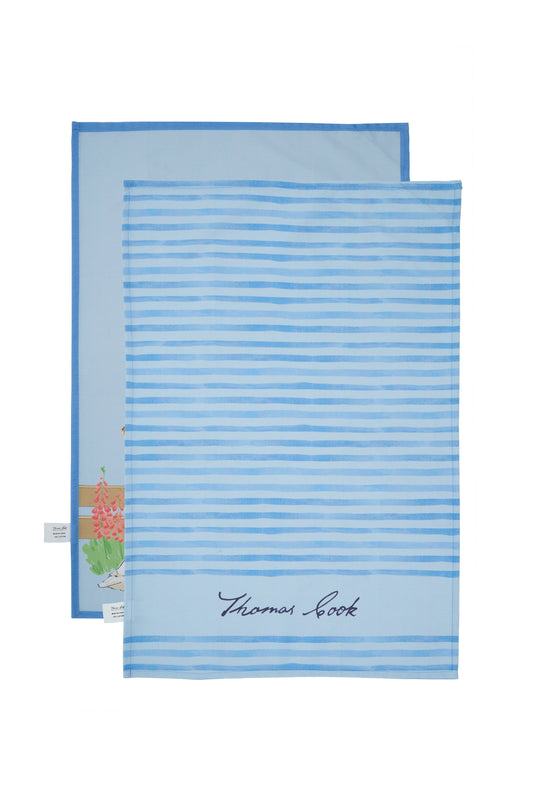 TCP2905TWL Thomas Cook Tea Towel Light Blue