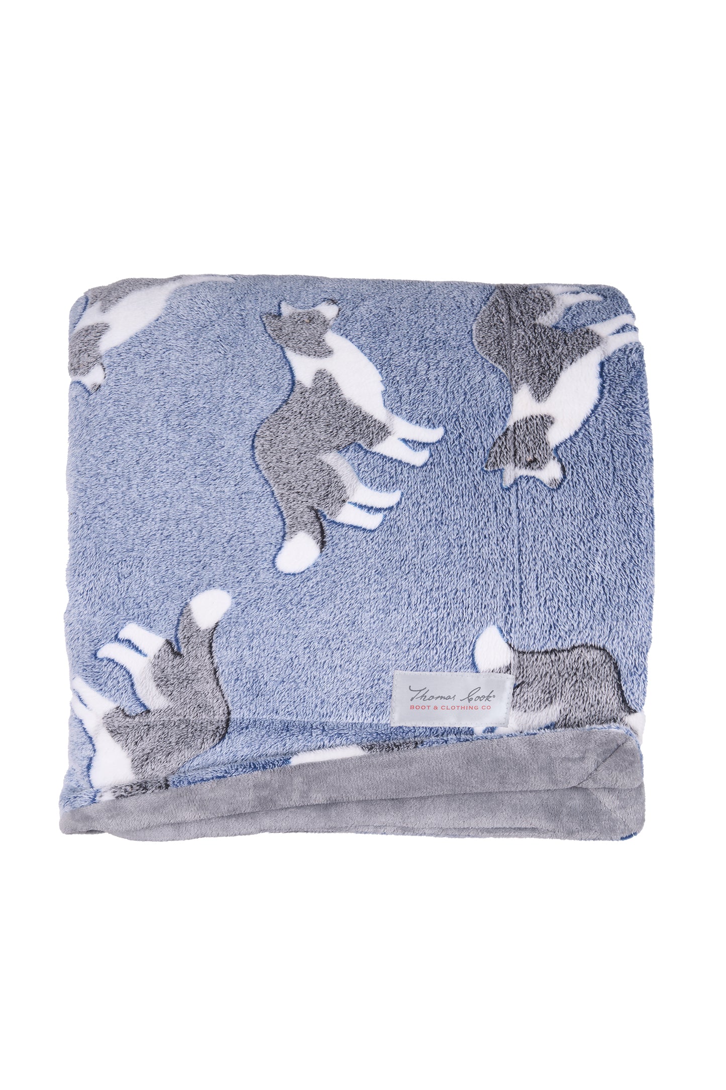 TCP2912SNU Thomas Cook Dog Snuggle Rug Blue
