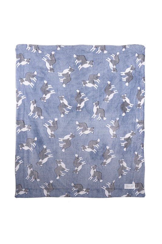 TCP2912SNU Thomas Cook Dog Snuggle Rug Blue