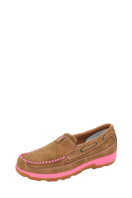TCWXC0073 Twisted X Women's Pink Cellstretch Slip On