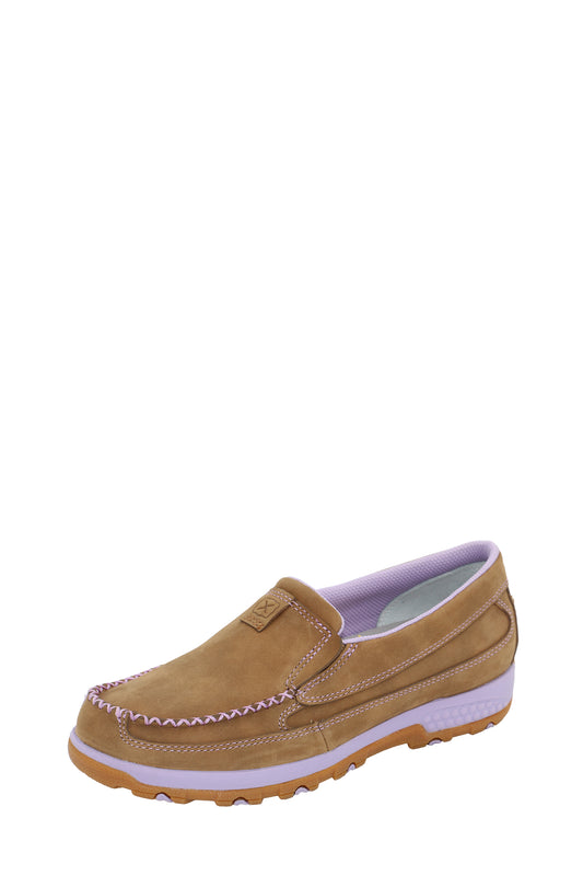 TCWXC0077 Twisted X Women's Cellstretch Slip On Brown/ Lilac