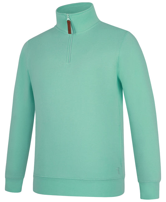 RMPC051.Shamrock.0008 Pilbara Women's Zipper C/F Fleece Pullover Shamrock