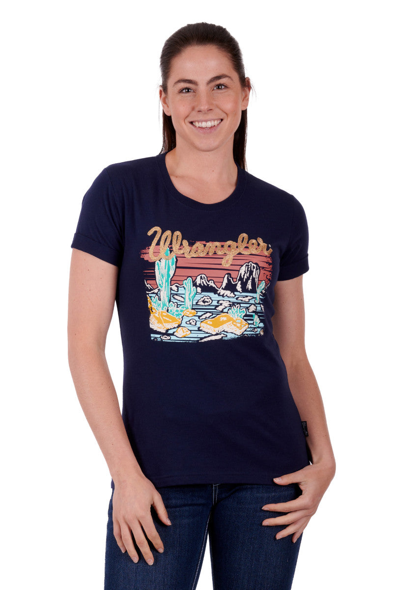 X3S2598762 Wrangler Women's Quinn SS Tee