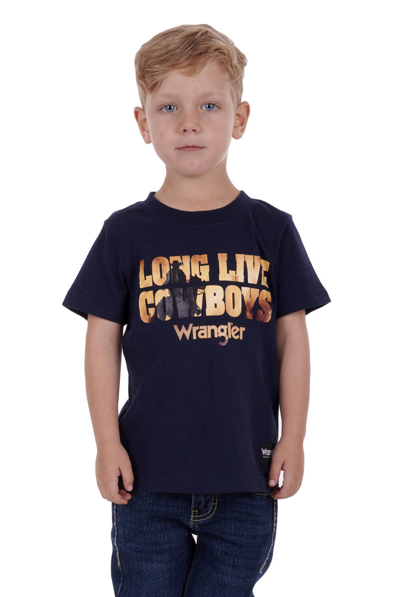 X3S3557845 Wrangler Boys Payne SS Tee