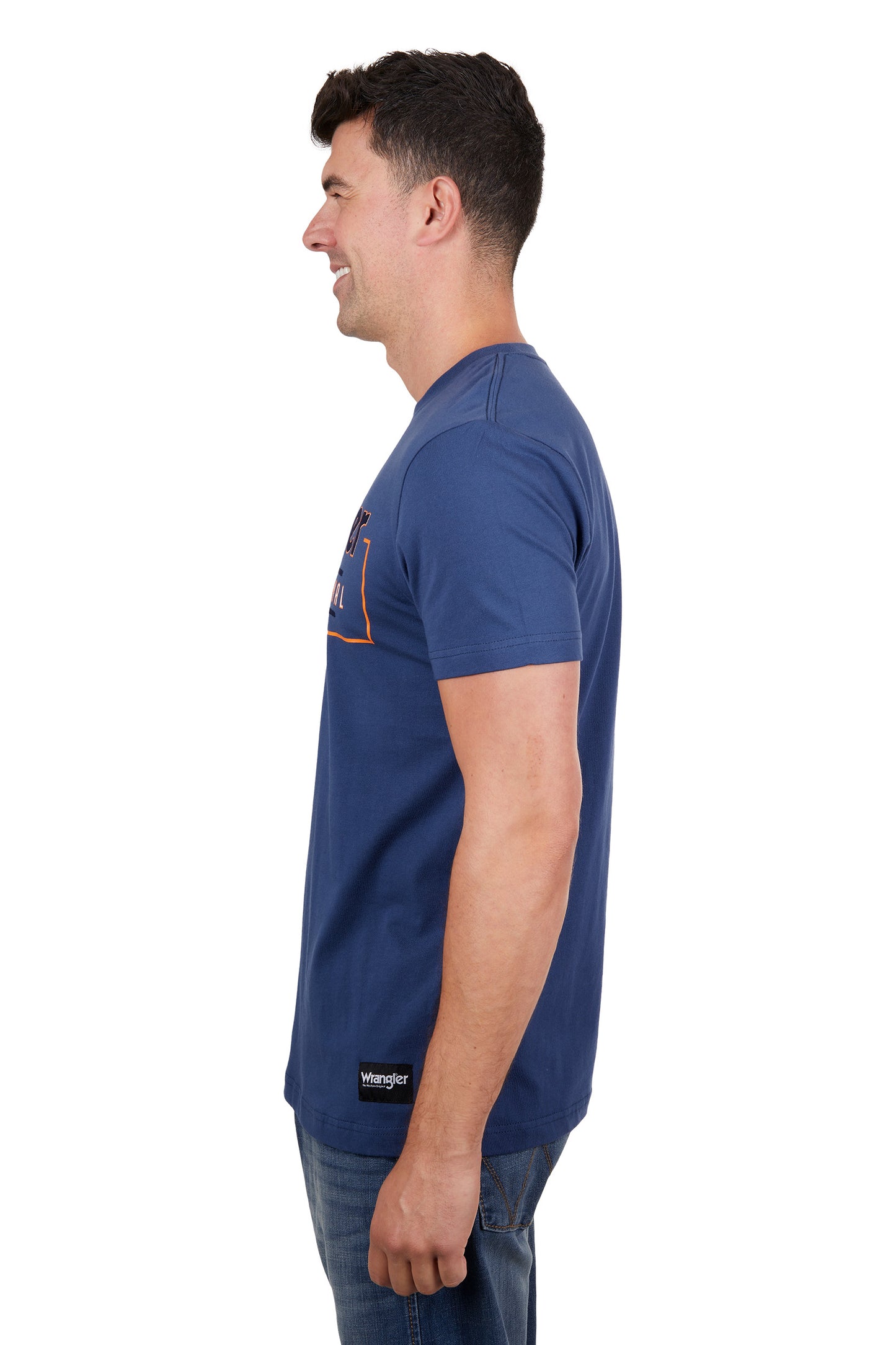 X4S1557166 Wrangler Men's Liam SS Tee Denim