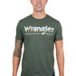 X4S1557170 Wrangler Men's Lucas SS Tee Cypress