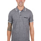 X4S1560188 Wrangler Men's Jackson SS Polo Charcoal Marle