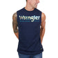 X4S1572175 Wrangler Men's Nico Muscle Tank Navy