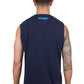 X4S1572175 Wrangler Men's Nico Muscle Tank Navy