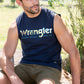 X4S1572175 Wrangler Men's Nico Muscle Tank Navy