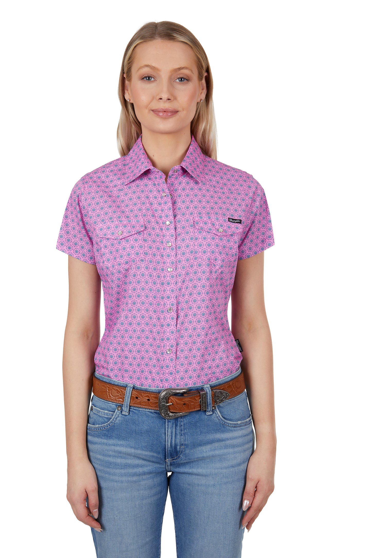 X4S2132128 Wrangler Women's Carly SS Shirt